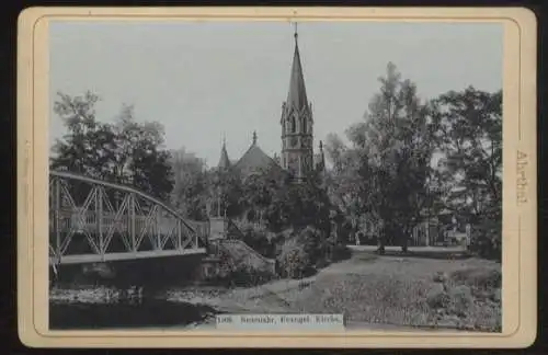 Cabinet Foto Neuenahr, Partie um Evangelische Kirche