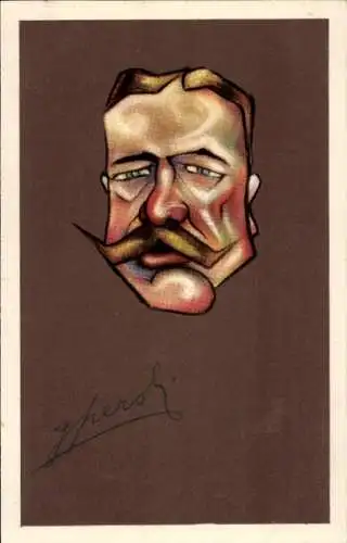 Künstler Ak Il Congresso della Pace attraverso la Caricatura, Inghilterra, Douglas Haig