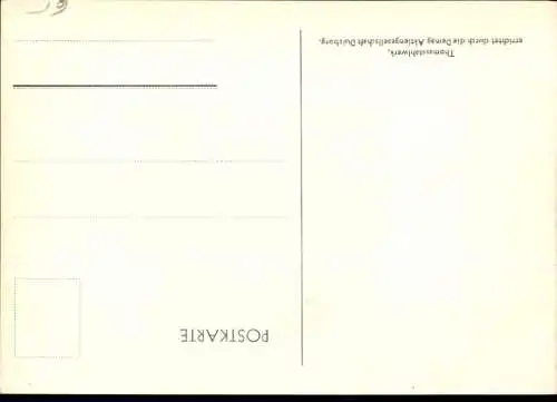 Künstler Ak Buchholz, Thomasstahlwerk, errichtet durch die Demag Aktiengesellschaft Duisburg