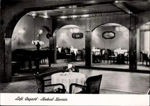 Ak Ostseebad Bansin auf Usedom, Cafe Asgard