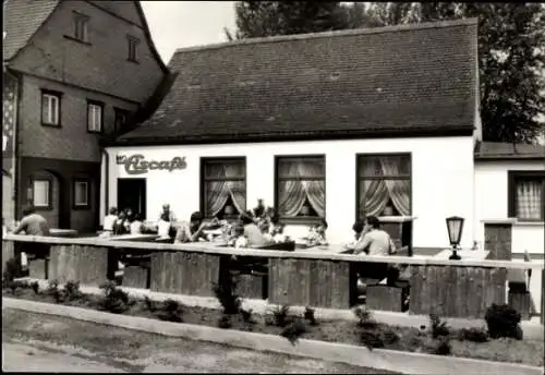 Ak Großschönau in der Oberlausitz Sachsen, Eiscafe Waltersdorf