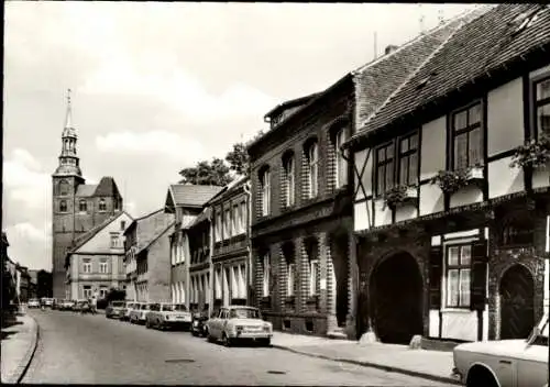 Ak Tangermünde an der Elbe, Kirchstraße