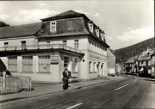 Ak Unterweißbach Thüringen, Gasthaus zum Hirsch