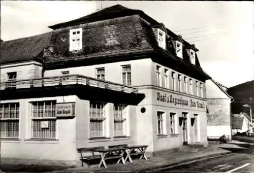 Ak Unterweißbach Thüringen, Gasthaus zum Hirsch