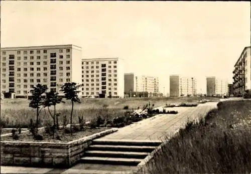 Ak Magdeburg in Sachsen Anhalt, Jakobstraße, Hochhäuser