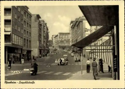 Ak Pforzheim Württemberg, Leopoldstraße