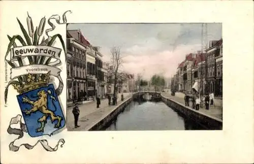 Wappen Ak Leeuwarden Fryslân Niederlande, Voorstreek