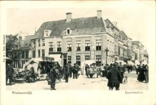 Ak Leeuwarden Friesland Niederlande, Wirdumerdijk