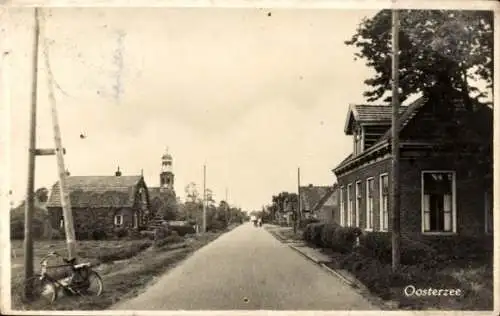 Foto Ak Oosterzee Fryslân Niederlande, Straßenpartie