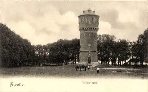 Ak Zwolle Overijssel Niederlande, Wasserturm