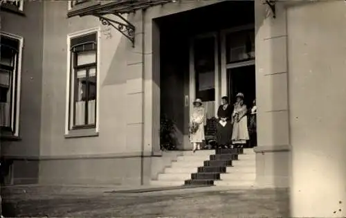 Foto Ak Leeuwarden Friesland, Besuchen Sie die Königin, 1925