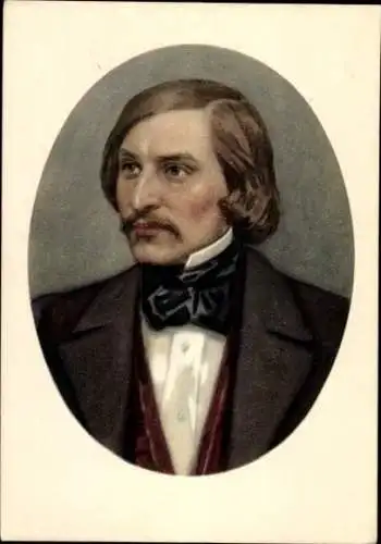 Künstler Ak Bondar, S., Nikolai Wassiljewitsch Gogol, Schriftsteller