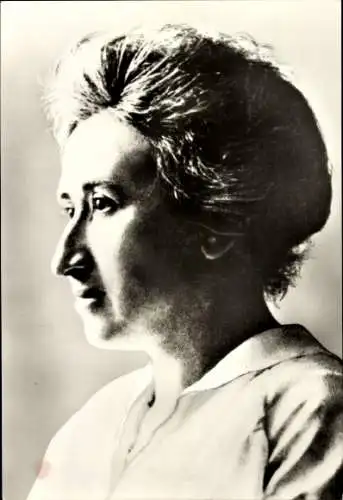 Ak Rosa Luxemburg, Marxistin, Antimilitaristin, Porträt