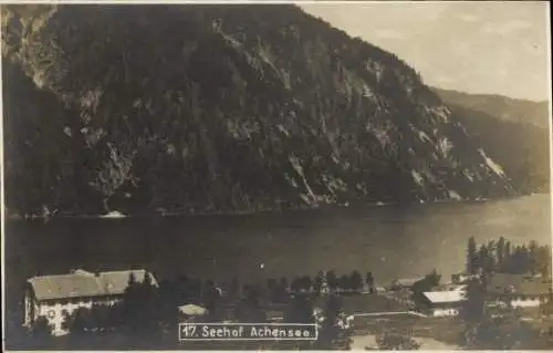 Ak Achenseehof am Achensee in Tirol, Seehof, Berg