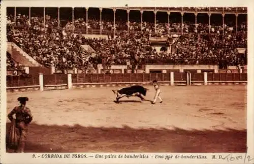 Ak Bullfight, Ein Paar Banderillas