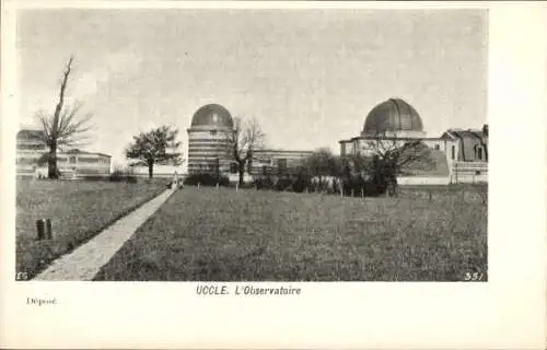 Ak Uccle Brüssel Belgien, Blick zum Observatorium