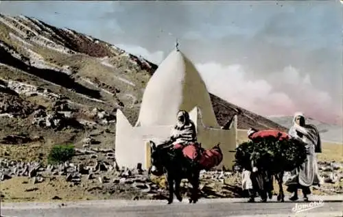 Ak Bou Saada Algerien, Stadt des Glücks, der Friedhof