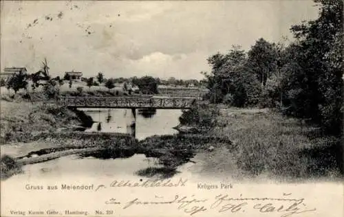 Ak Hamburg Wandsbek Rahlstedt Meiendorf, Krögers Park