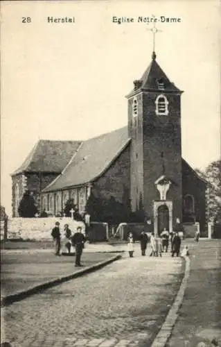 Ak Herstal Wallonien Lüttich, Kirche Notre Dame