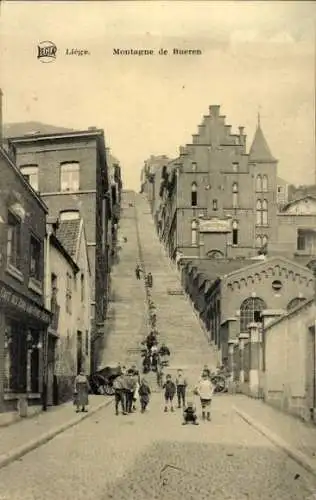 Ak Lüttich Lüttich Wallonien, Montagne de Bueren