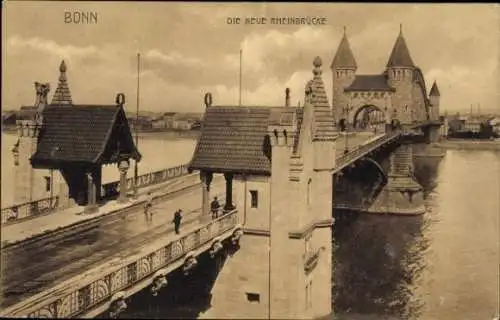 Ak Bonn am Rhein, neue Rheinbrücke