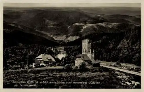 Ak Seebach in Baden Schwarzwald, Hornisgrinde, Blick nach Süden über Mummelsee