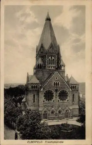 Ak Elberfeld Wuppertal, Friedhofskirche