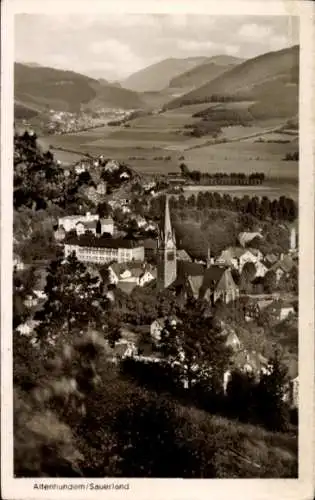 Ak Altenhundem Lennestadt im Sauerland, Totalansicht