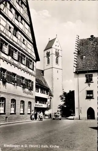 Ak Riedlingen auf der Schwäbischen Alb, Kath. Kirche