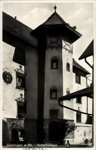 Ak Bad Säckingen am Hochrhein, Scheffelhaus