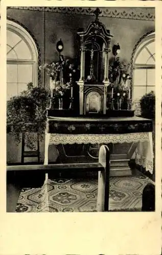 Ak Grenzach-Wyhlen, Altar, Hauskapelle d. Himmelspforte