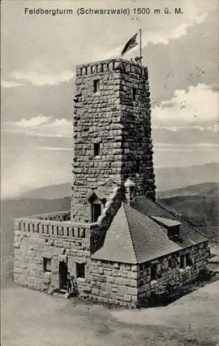 Ak Feldberg im Schwarzwald, Feldbergturm