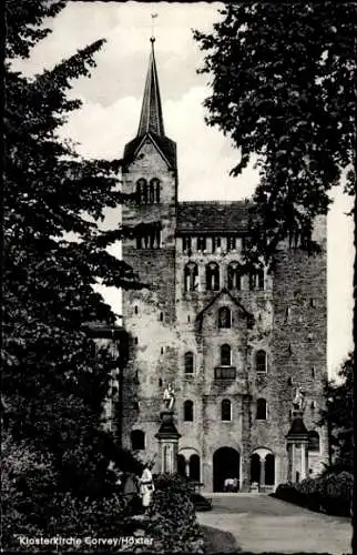 Ak Höxter an der Weser, Kloster Corvey, Kirche