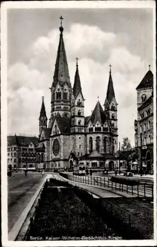 Ak Berlin Charlottenburg, Kaiser Wilhelm Gedächtniskirche