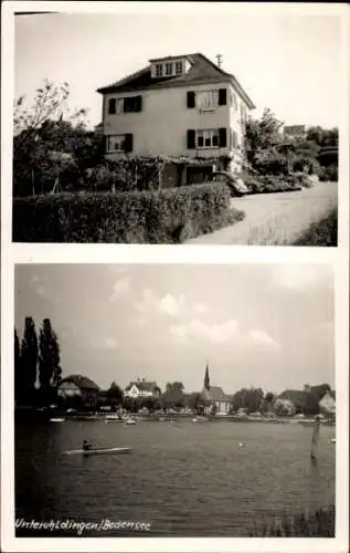 Ak Unteruhldingen Uhldingen Mühlhofen am Bodensee, Gebäude, Uferansicht