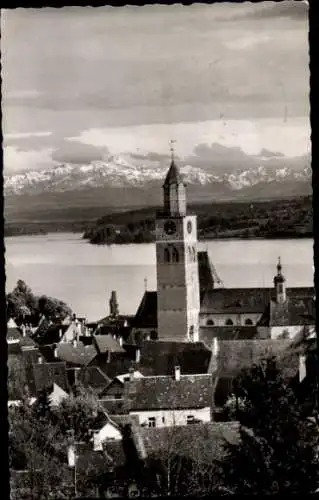 Ak Überlingen am Bodensee, mit Säntis