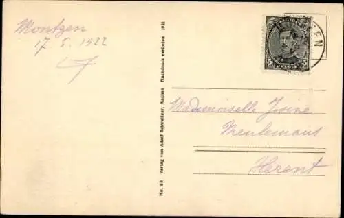 Ak Aachen in Nordrhein Westfalen, Aachener Wald, Aussichtsturm