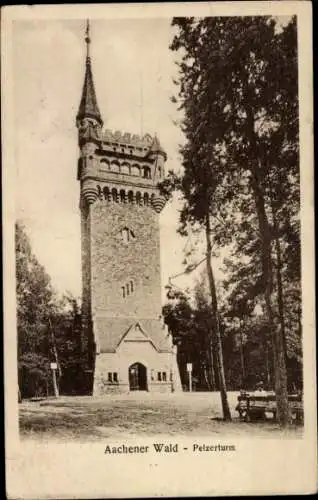 Ak Aachen in Nordrhein Westfalen, Aachener Wald, Aussichtsturm