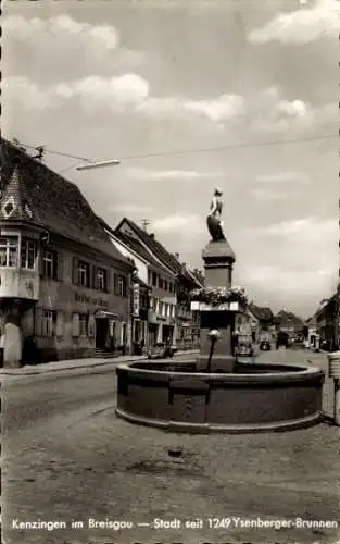 Ak Kenzingen im Breisgau Baden, Ysenberger-Brunnen