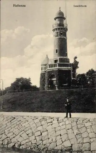 Ak Holtenau Kiel, Leuchtturm