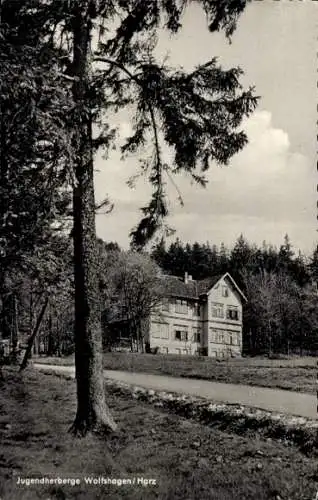 Ak Wolfshagen Langelsheim am Harz, Jugendherberge