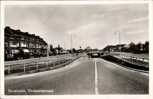 Ak Dordrecht Südholland Niederlande, Verkehrstunnel