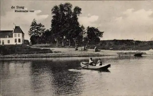 Ak De Steeg Rheden Gelderland, Rhedensche Fähre