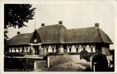 Ak St Anna Parochie Friesland Niederlande, Rathaus