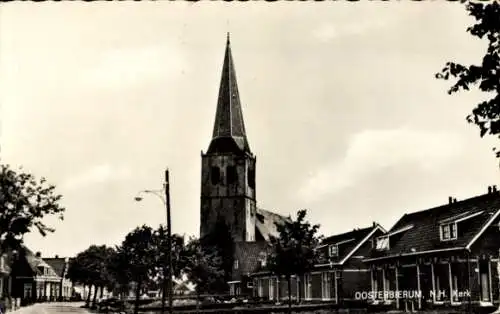 Ak Oosterbierum Waadhoeke Friesland Niederlande, NH Kerk