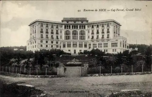 Ak Nice Nizza Alpes Maritimes, Cap Ferral, Grand Hotel