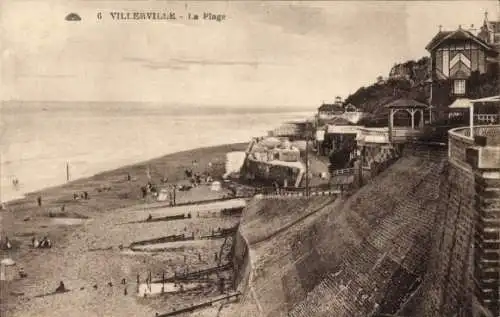 Ak Villerville Calvados, Plage