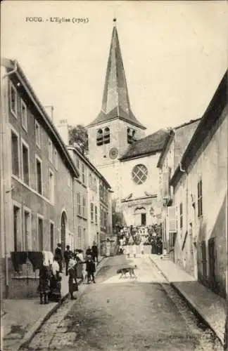 Ak Foug Meurthe et Moselle, Kirche