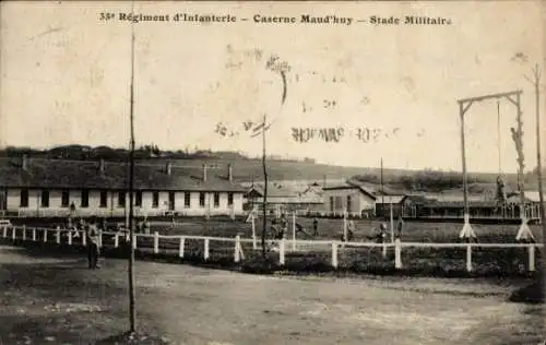 Ak Belfort Beffert Beffort Territoire de Belfort, Regiment d'Infanterie, Caserne Maud'huy,