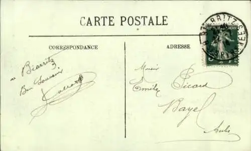 Ak Biarritz Pyrénées Atlantiques, Regates au Port-Vieux, Segelboote